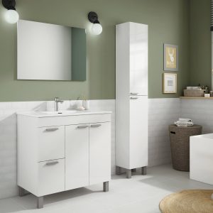 Conjunto Baño Muebles+Lavabo+Espejo