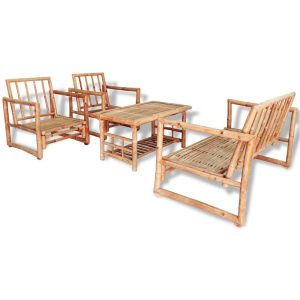 Muebles De Bambu Grueso