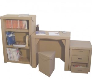 Muebles De Cartón Reciclado