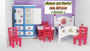 Muebles Para Muñecas De Carton